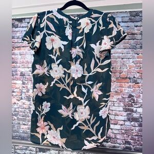 Maurices Dark Green Floral Blouse